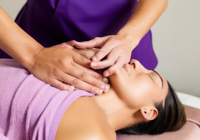 Reiki practitioner performing a healing session