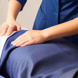 Médico aplicando Reiki em um paciente